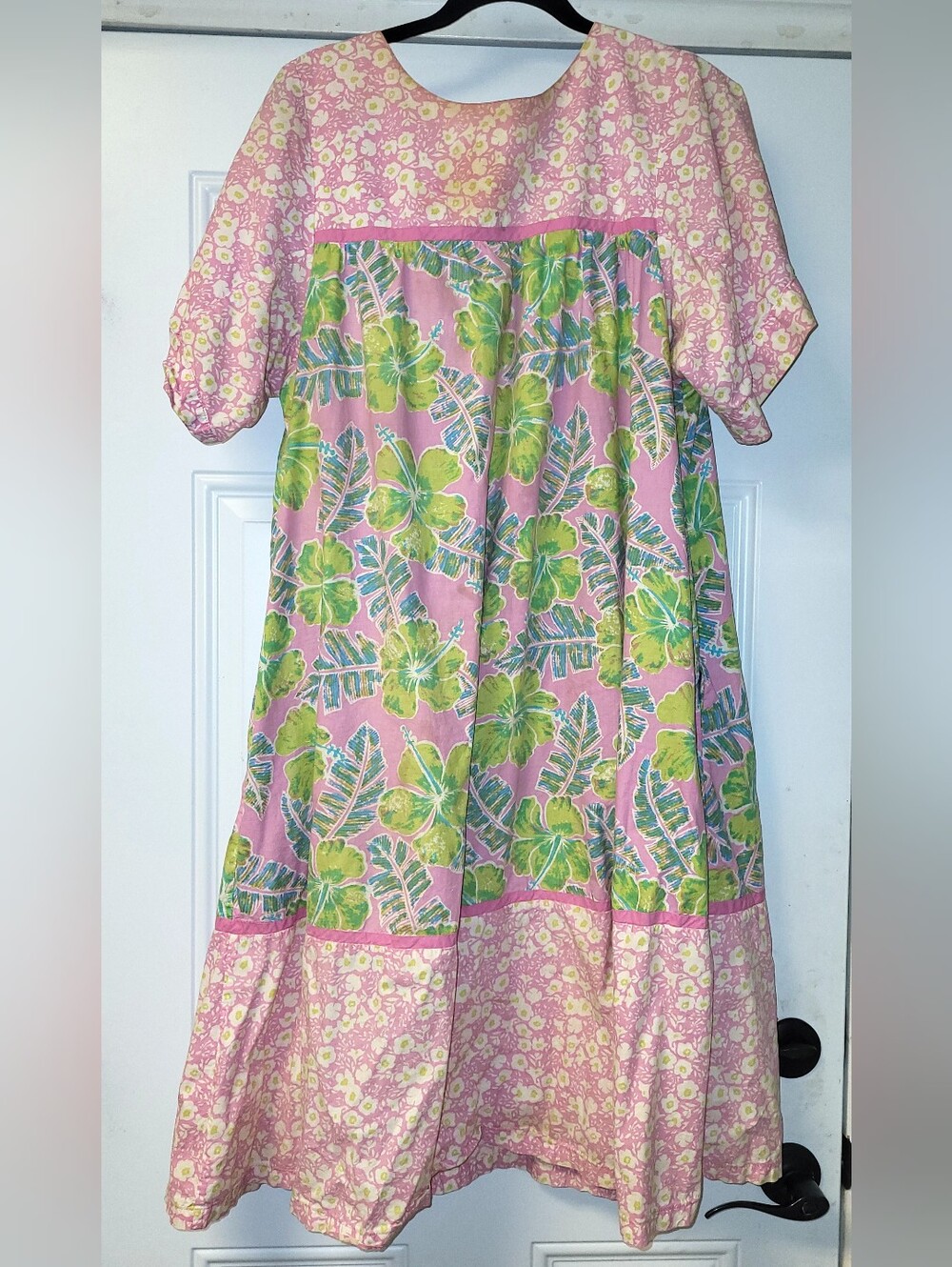 BLUE GINGER Pink & Green Floral MUMU